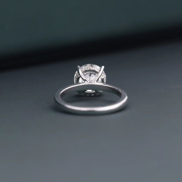 2.14 CT Round Lab-Grown Diamond Engagement Ring