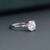 2.14 CT Round Lab-Grown Diamond Engagement Ring