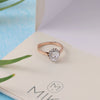 1.20 CT Total Oval Lab-Grown Diamond Halo Engagement Ring