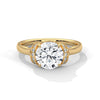 2.11 CT Total Round Lab-Grown Diamond Hidden Halo Solitaire Ring