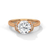 2.11 CT Total Round Lab-Grown Diamond Hidden Halo Solitaire Ring