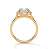 2.11 CT Total Round Lab-Grown Diamond Hidden Halo Solitaire Ring
