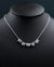 2.63 CTW Multi Shape Lab Grown Diamond Five Stone Station Necklace