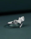 2.37 CTW Mixed-Cut Three Stone Lab-Grown Diamond Ring