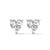 2.25 CT Heart Shape Lab-Grown Diamond Stud Earrings