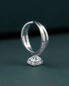 2.40 CTW Cushion Cut Lab-Grown Diamond Curved Pave Engagement Ring