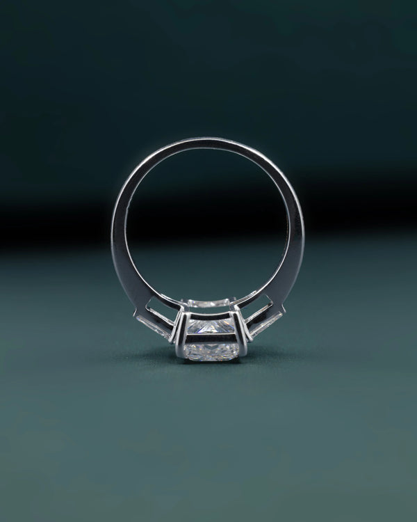2.94 CTW Radiant Cut Three-Stone Lab-Grown Diamond Ring