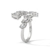 2.25 CT Pear & Marquise Cut Lab-Grown Diamond Open Wrap Ring
