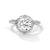 2.12 CT Round Cut Lab-Grown Diamond Floral Halo Ring