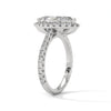 2.72 CT Pear & Round Lab-Grown Diamond Halo Engagement Ring