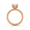 2.10 CT Asscher Cut Lab-Grown Diamond Solitaire Ring
