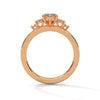 1.85 CT Marquise Cut Lab-Grown Diamond Three-Stone Ring with Emerald & Round Accents