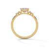 2.19 CT Emerald Cut Lab-Grown Diamond Three-Stone Ring