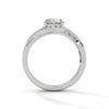 1.16 CT Round Lab-Grown Diamond Designer Halo Twist Ring
