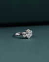 2.90 CT Oval Three-Stone Lab-Grown Diamond Engagement Ring