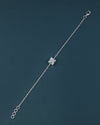 6.55 CTW Emerald Cut Lab-Grown Diamond Solitaire Bracelet