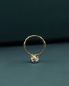 2.11 CT Oval Bezel-Set Lab-Grown Diamond Solitaire Ring