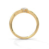 0.75 CT Oval Lab-Grown Diamond Open Curve Solitaire Ring