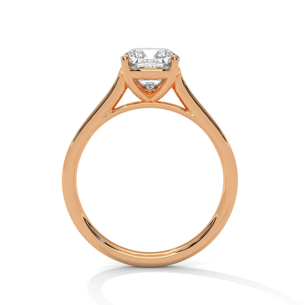 2.00 CT Cushion Cut Lab-Grown Diamond Solitaire Engagement Ring