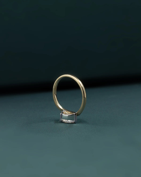1.01 CT Pear Cut Lab-Grown Diamond Solitaire Engagement Ring