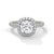 2.61 CT Cushion Cut Lab-Grown Diamond Halo Engagement Ring