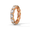 4.35 CT Oval Cut Lab-Grown Diamond Eternity Band