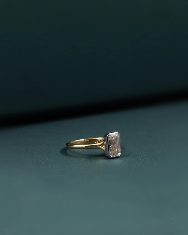2.02 CTW Emerald Cut Lab-Grown Diamond Solitaire Ring