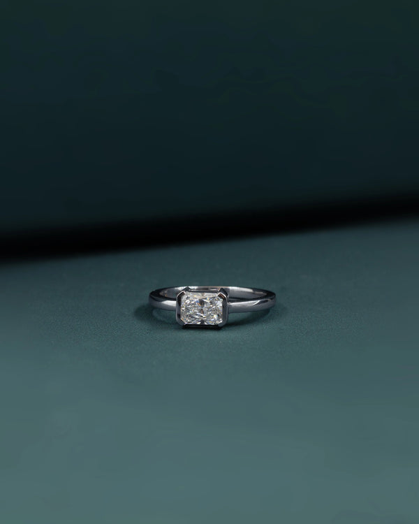 2.12 Carat Emerald Cut CVD Lab-Grown Diamond Solitaire Ring