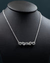 3.23 CTW Multi-Shape Bezel Set Lab-Grown Diamond Necklace