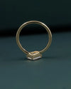 1.10 CT Emerald Cut CVD Lab-Grown Diamond Solitaire Ring