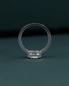 1.01 CT Oval Cut CVD Lab-Grown Diamond Solitaire Ring