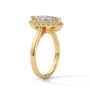 2.36 CT Marquise Cut Lab-Grown Diamond Halo Ring