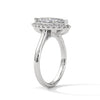 2.36 CT Marquise Cut Lab-Grown Diamond Halo Ring