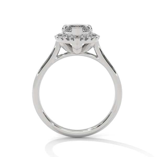 2.36 CT Marquise Cut Lab-Grown Diamond Halo Ring