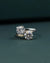 3.42 CT Round Cut CVD Lab-Grown Diamond Two Stone Bypass Ring