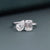 2.61 CT Total Emerald & Pear Lab-Grown Diamond Two-Stone Ring