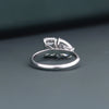 2.61 CT Total Emerald & Pear Lab-Grown Diamond Two-Stone Ring
