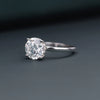 2.14 CT Round Lab-Grown Diamond Engagement Ring