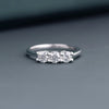 0.60 CT Total Round Lab-Grown Diamond Three-Stone Ring