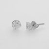 2.09 CT Round Brilliant CVD Lab-Grown Diamond Stud Earrings