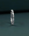 1.21 CTW Pear & Emerald Cut CVD Lab-Grown Diamond Eternity Ring