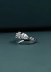 3.08 CTW Multi-Shape Three Stone CVD Lab-Grown Diamond Ring
