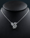 3.77 CTW Multi-Shape Lab-Grown Diamond Pendant Necklace in Gold