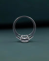 2.94 CTW Radiant Cut Three-Stone Lab-Grown Diamond Ring