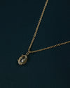 1.71 CTW Oval CVD Lab-Grown Diamond Solitaire Pendant Necklace
