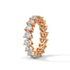 4.25 CT Heart Shape Lab-Grown Diamond Eternity Band Ring