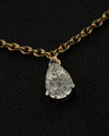 4.03 CTW Pear-Cut CVD Lab-Grown Diamond Station Necklace