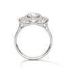 2.50 CT Total Round Lab-Grown Diamond Three Stone Ring
