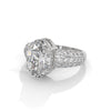 3.95 CT Oval & Round Lab-Grown Diamond Multi-Row Pave Luxury Ring