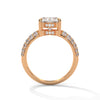 3.95 CT Oval & Round Lab-Grown Diamond Multi-Row Pave Luxury Ring